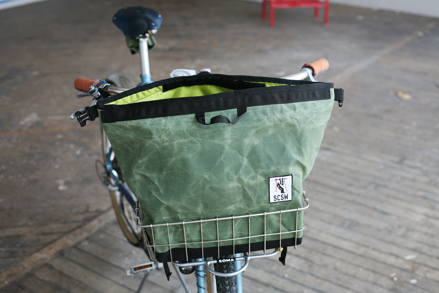 Waxed Canvas Basket Bag (Fits Wald 137)