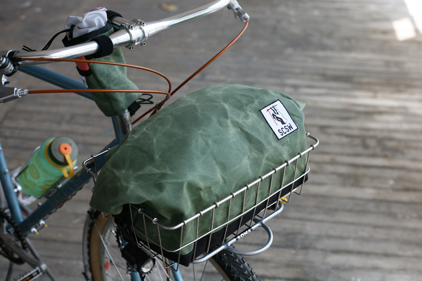 Waxed Canvas Basket Bag (Fits Wald 137)