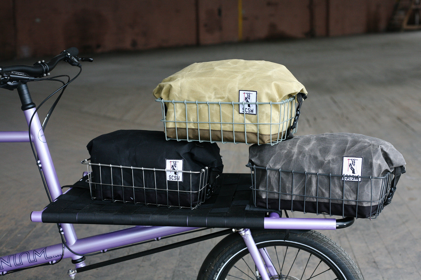 Waxed Canvas Basket Bag (Fits Wald 137)