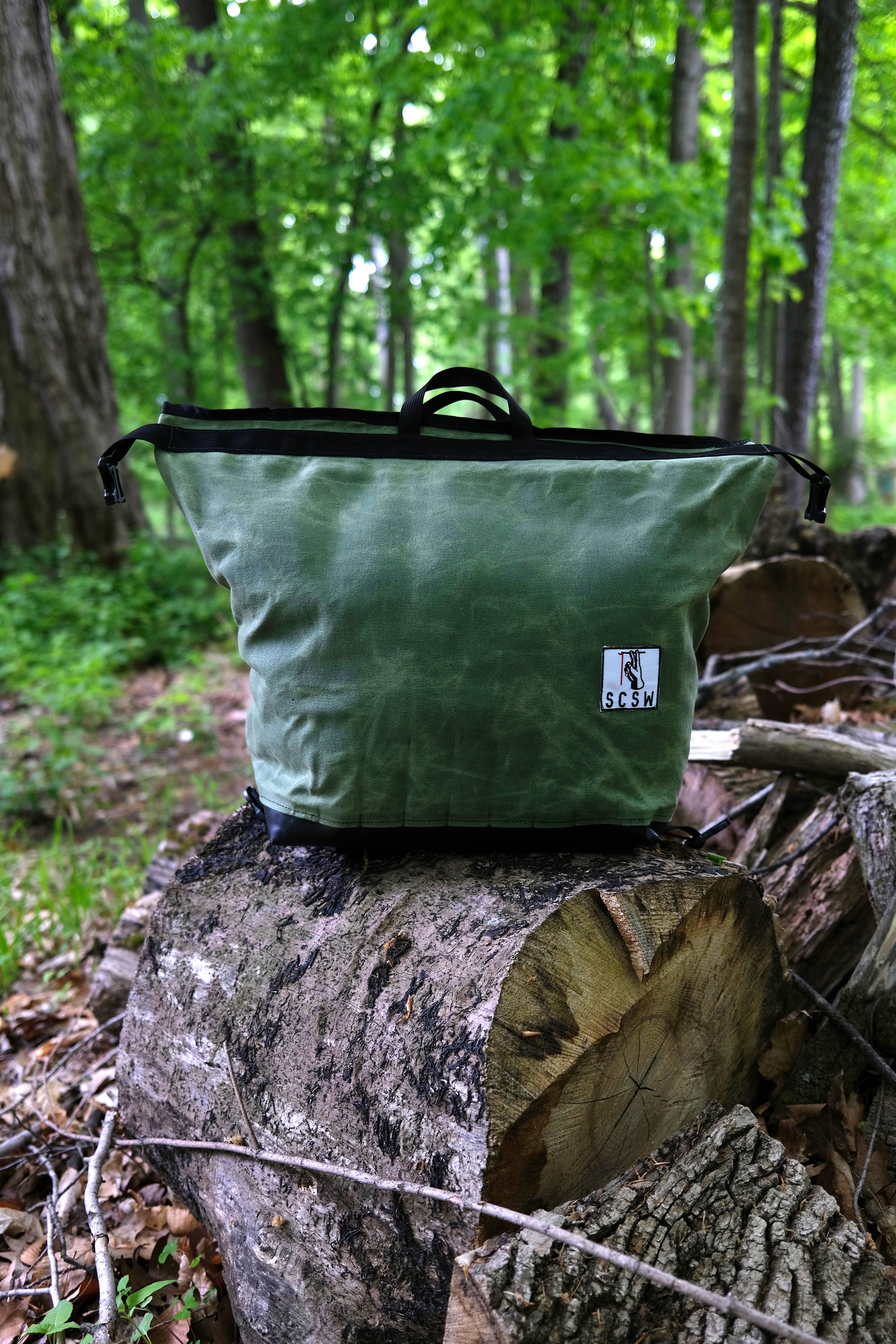 Waxed Canvas Basket Bag (Fits Wald 137) – South City Stitchworks