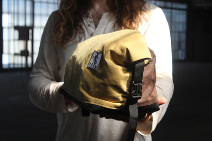 Waxed Canvas Basket Bag (Fits Wald 137)